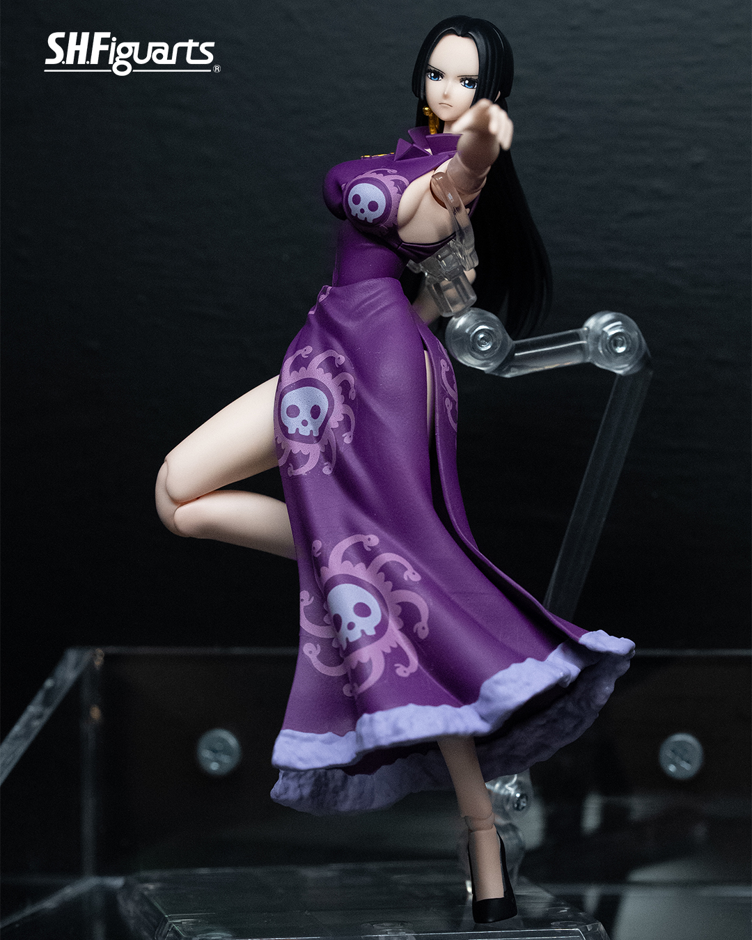 Banpresto – One Piece Boa Hancock Chronicle Flag Diamond Ship – Figurine De Collection – Drapeau