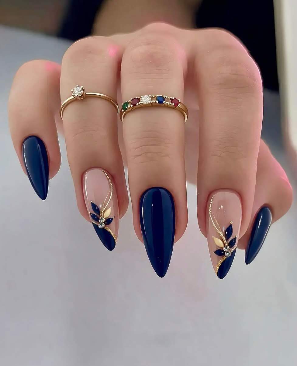 acrylic nails for navy blue dress Pretty 💙✨ product_family:L13915 US Army Men's ASU Size:US 20Plus / UK 24 / EU 50