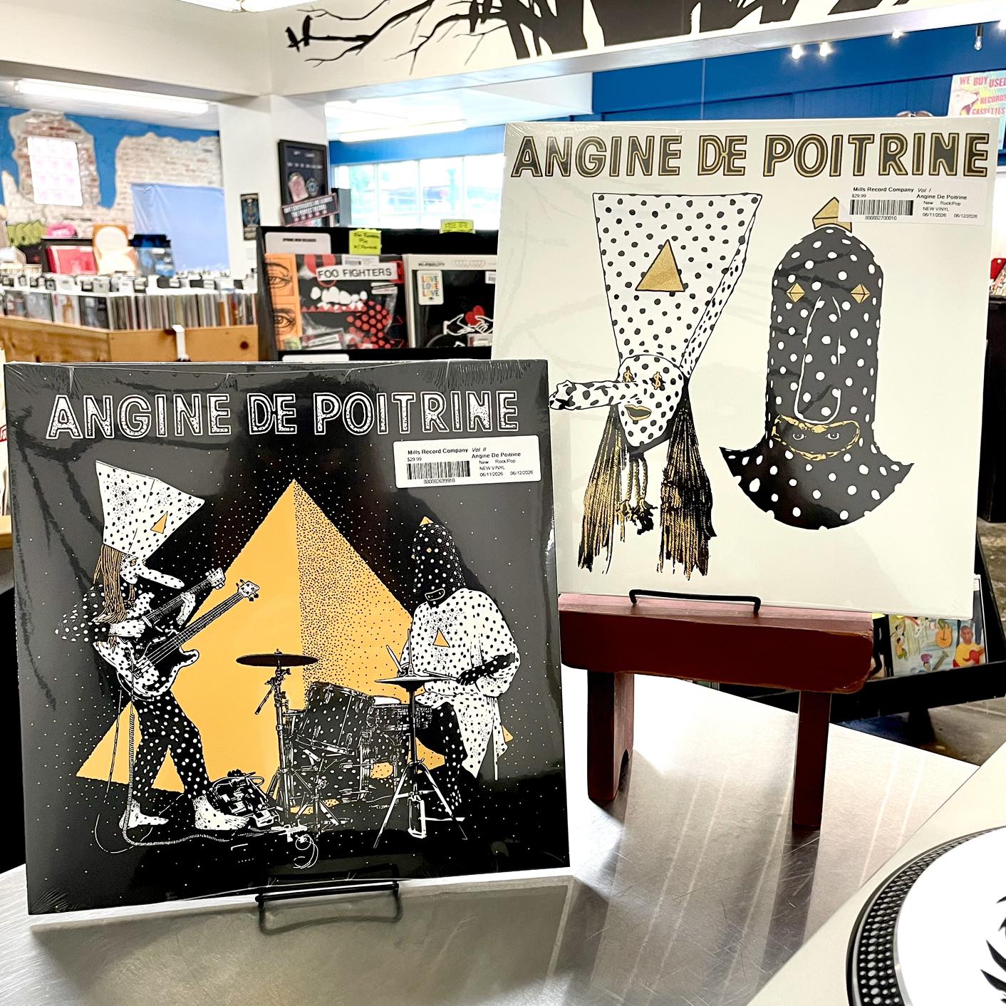 Yes, we have Angine De Poitrine on vinyl! Vol. I and Vol. II - two