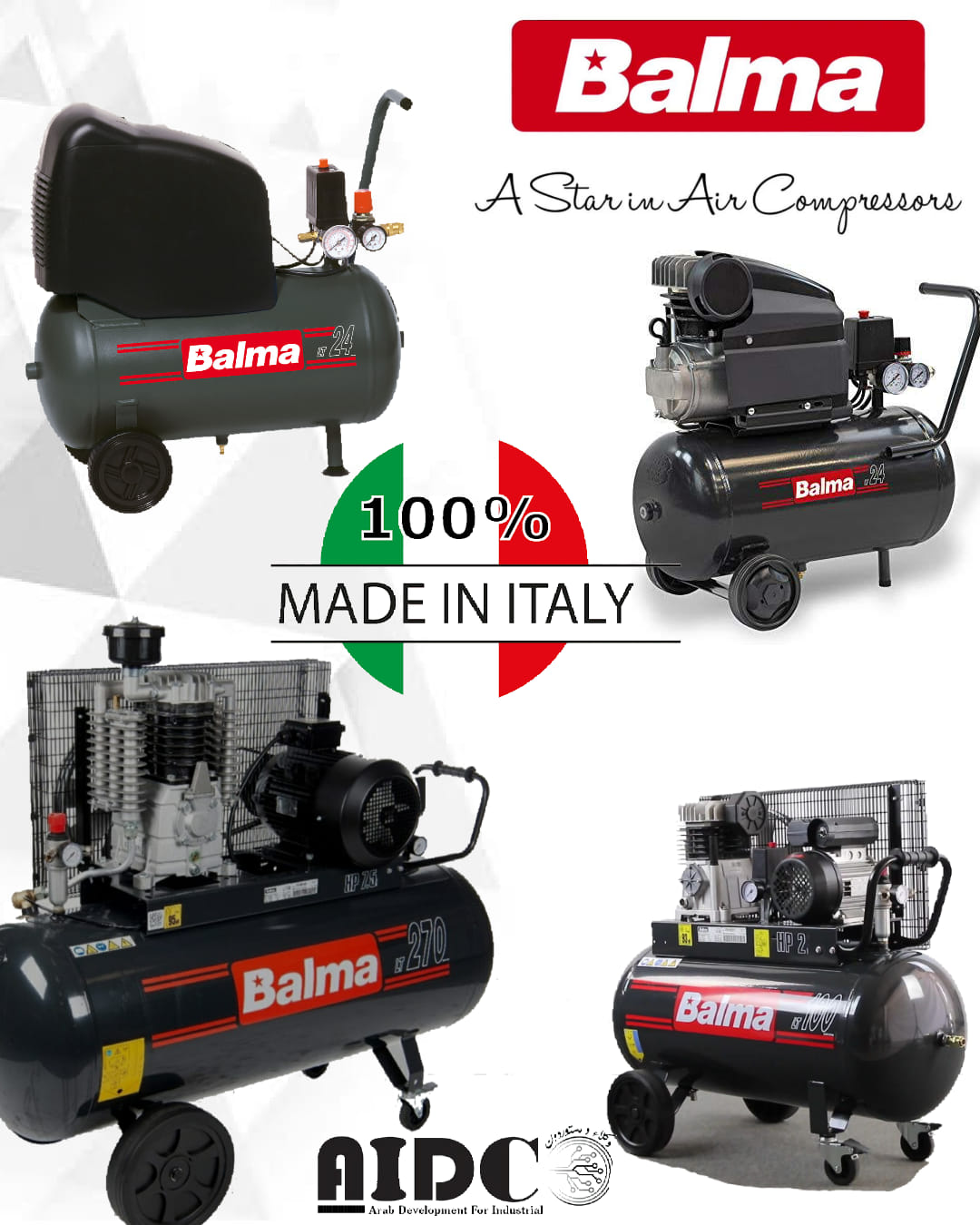 كمبروسور هواء أيطالي Balma Air Compressors Accueil Facebook