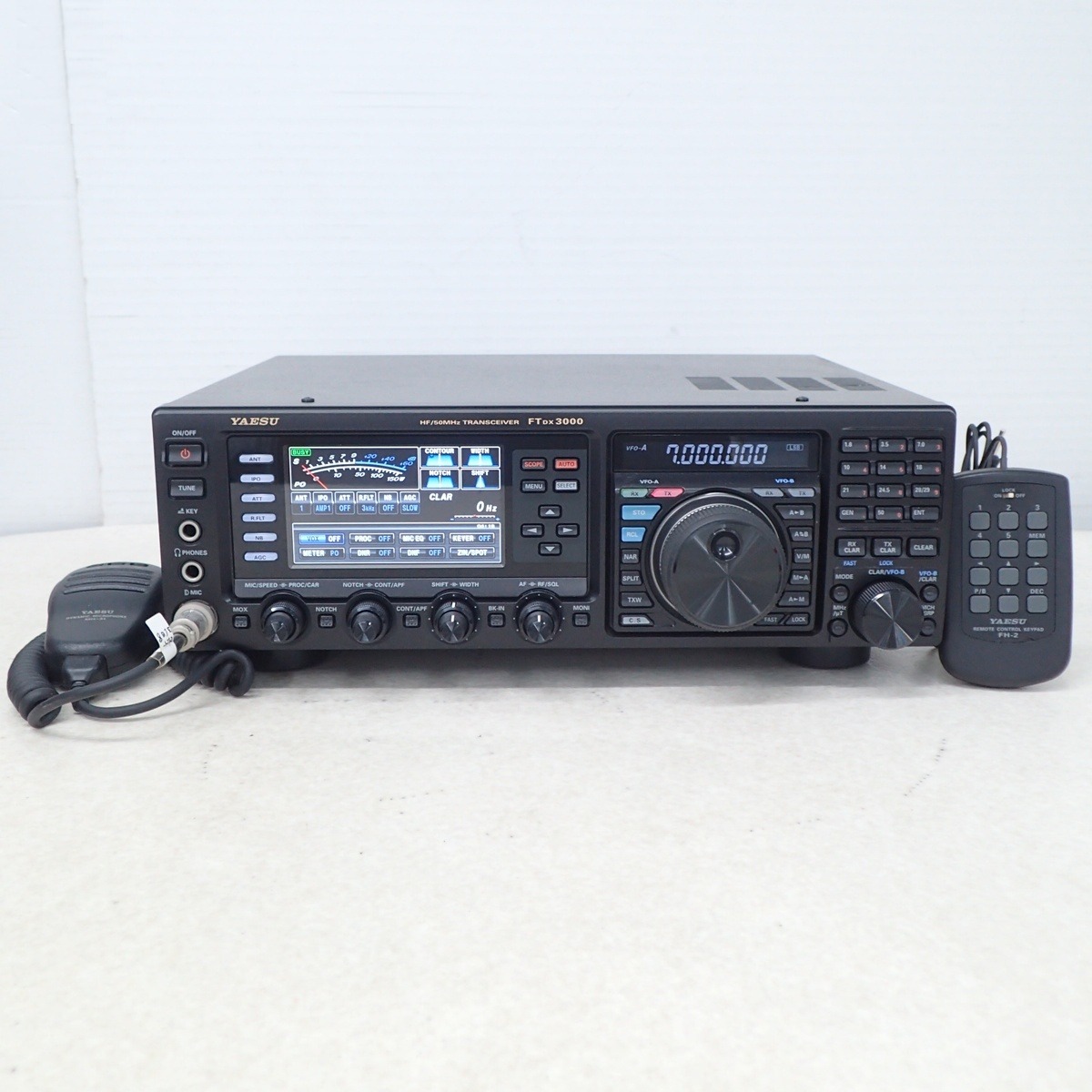 YAESU FT DX 3000 トランシーバー　FH-2セット YAESU FT DX 3000 トランシーバー FH-2セット YAESU FT DX 3000