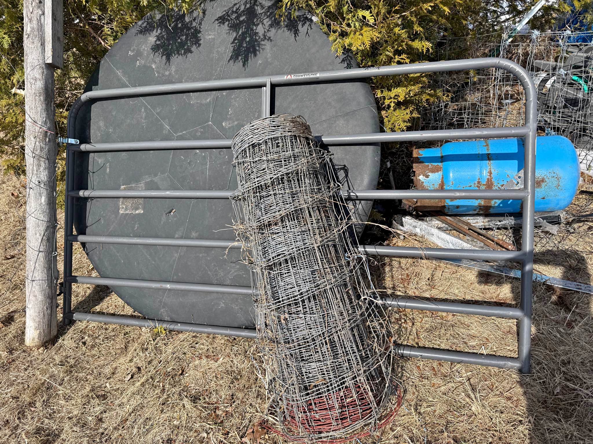 COUNTYLINE Farm Gate, Wire Fence, & Water Trough - Gates - Sturgeon Bay ...