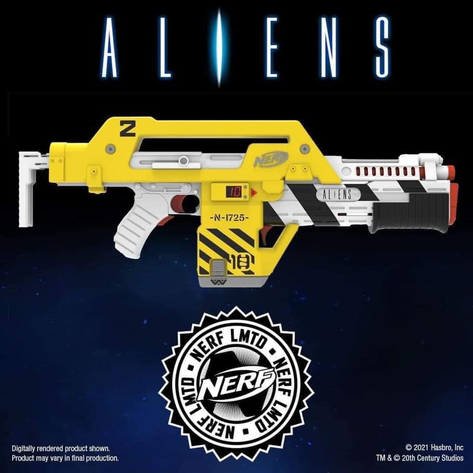 JUST ANNOUNCED: The Aliens M41-A Pulse Blaster Nerf Gun will
