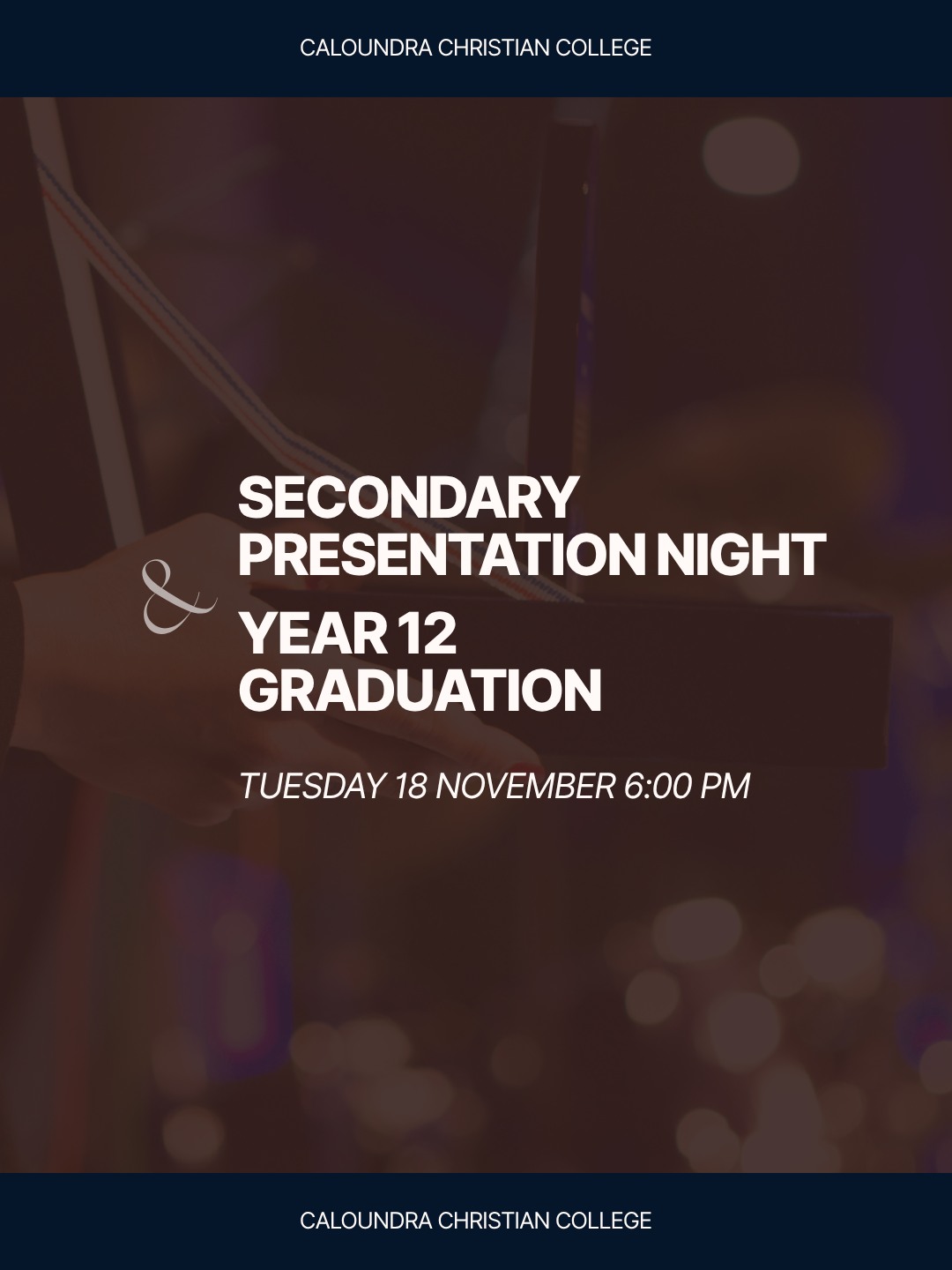 Secondary Presentation... - Caloundra Christian College | Facebook