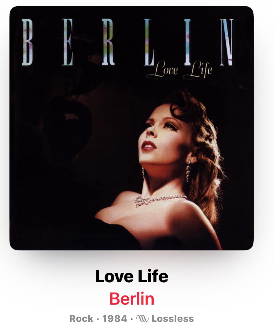 Berlin's Love Life album now digitally available