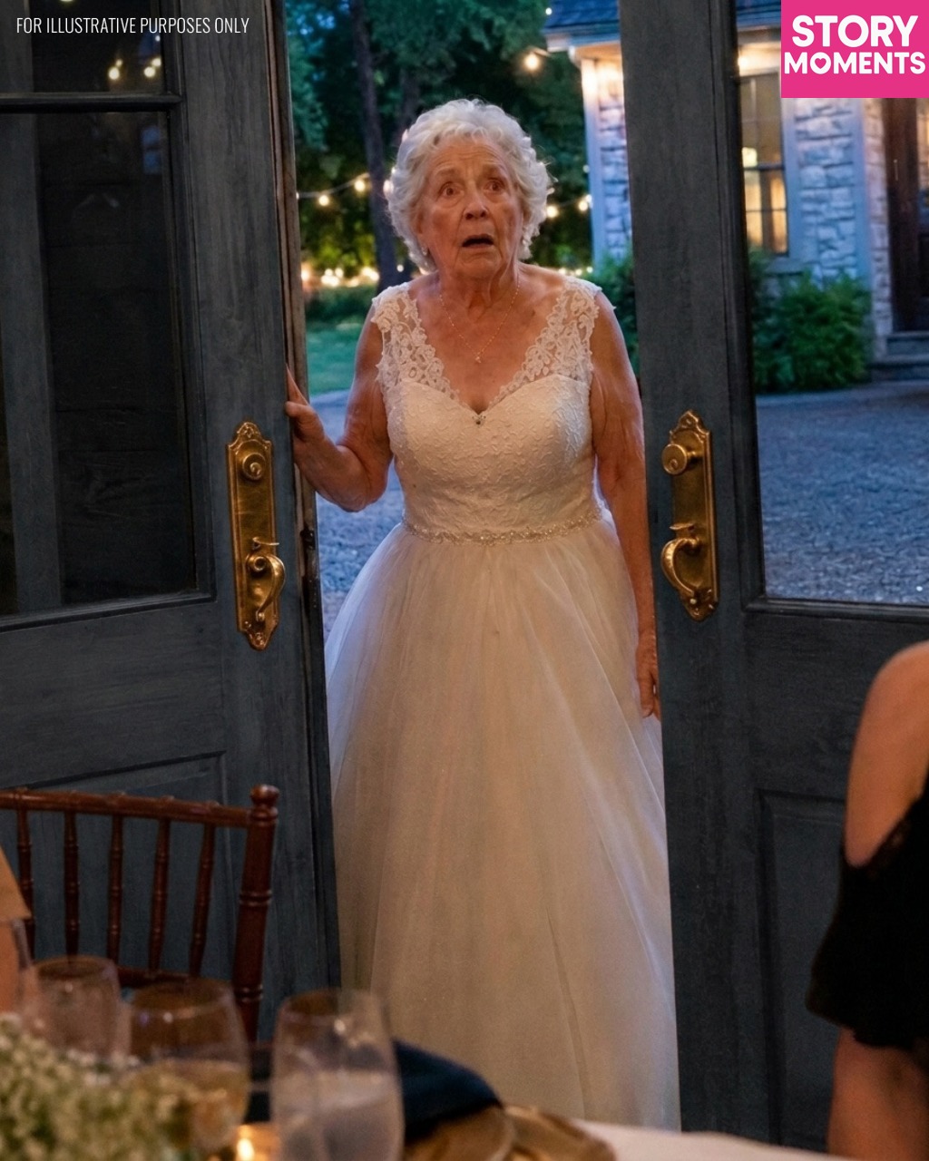 white dress for older lady My Daughter-in-Law Gave Me a Maxi to Wear to Her Wedding — When I Arrived at the Ceremony, I Was Amazed Before her wedding, my DIL handed me a box Champagne Gala Dress