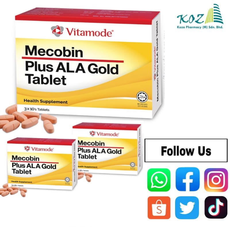 KOZA Pharmacy - [ VITAMODE MECOBIN PLUS ALA ] Apa itu ALA...