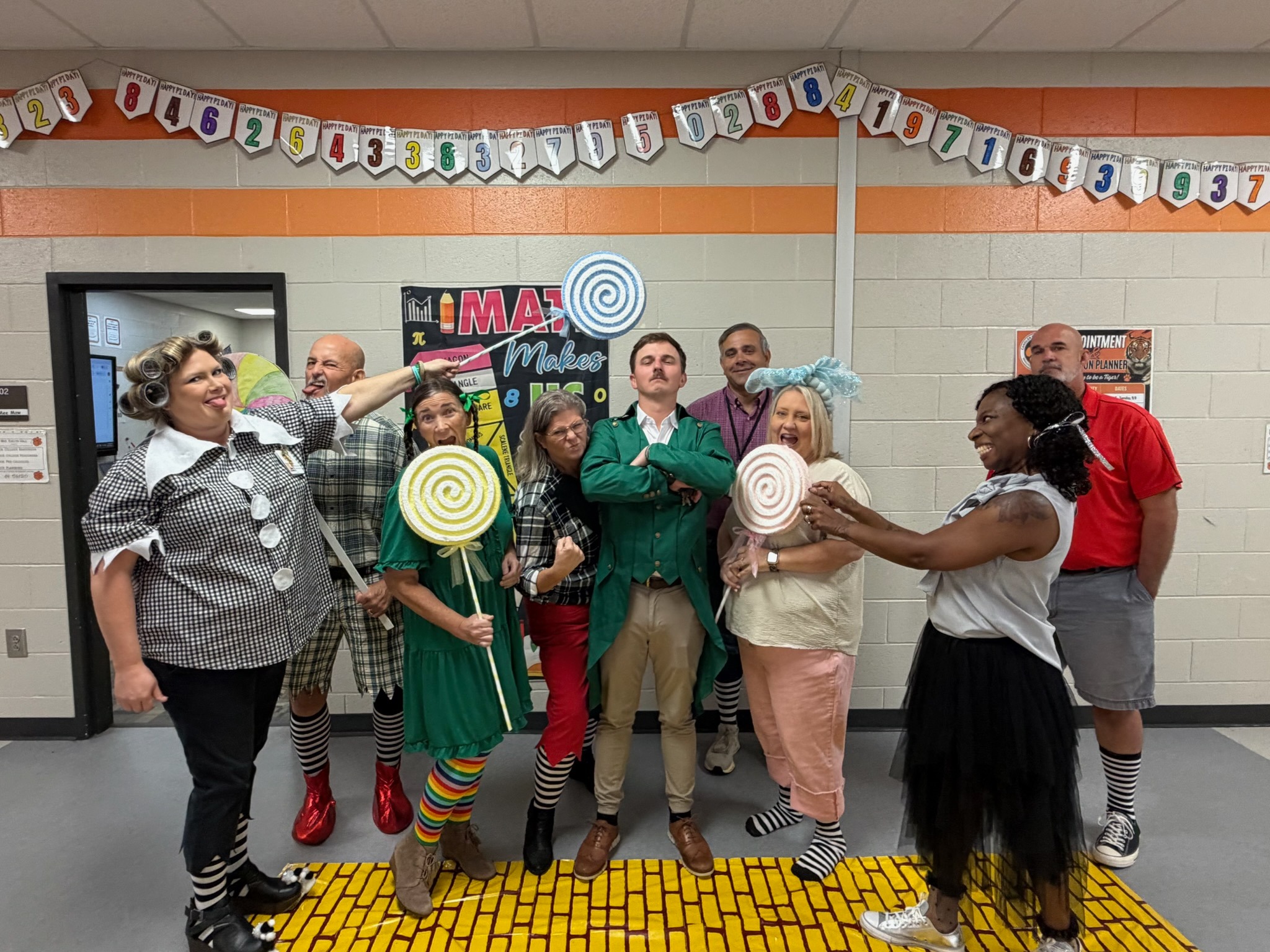 MHS Math Department's Wizard of Oz Spirit Day