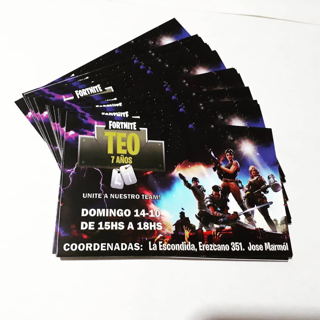 Blanco Dycv Invitaciones De Cumpleanos Fortnite Teo Facebook - facebook