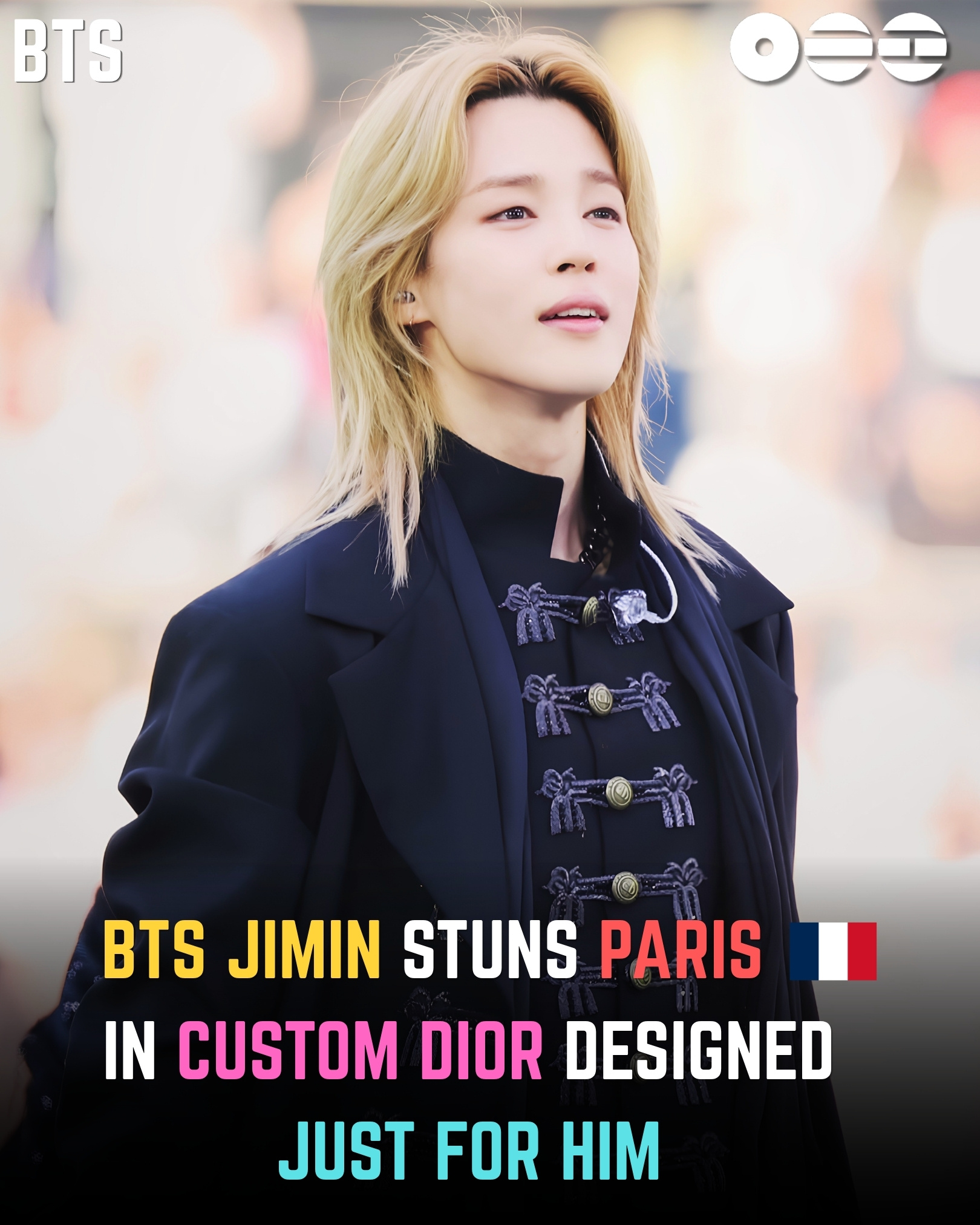 🔥 Jimin Stuns Paris in Custom Dior Designed Just for Him