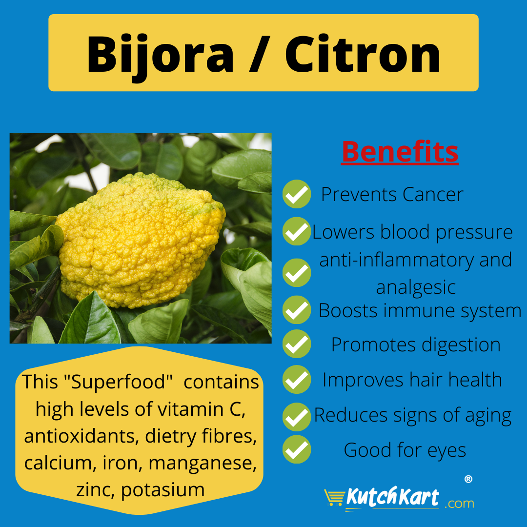Kutchkart - Bijora/ Citron is a super-food. It has many... | Facebook