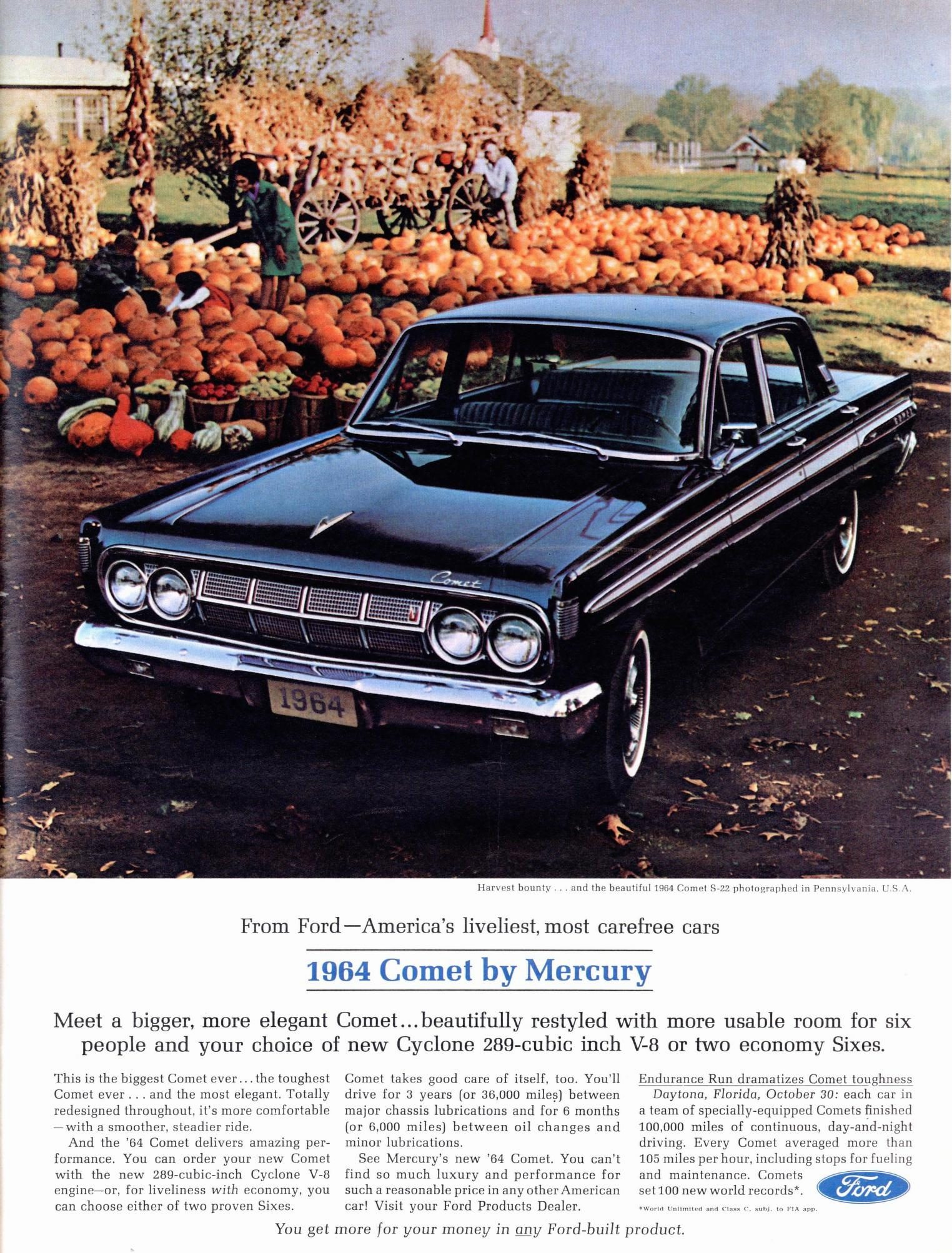 8-9.1964 Mercury Comet Dutch Brochure rm土 ពកីពញងកក CONEY
