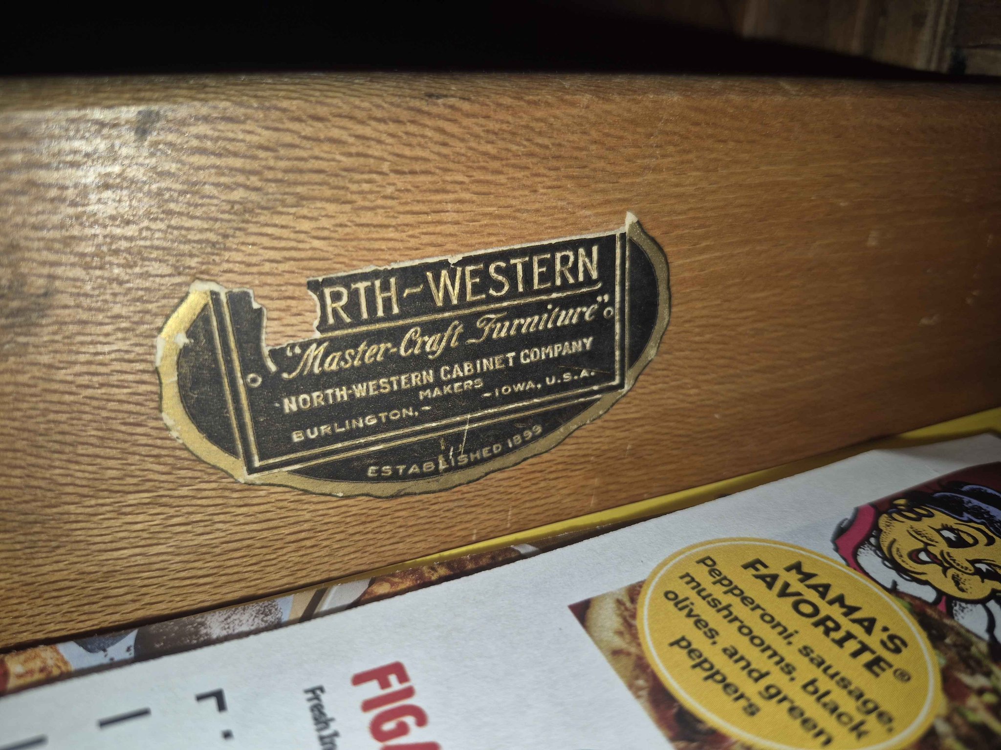 Vintage North-Western Master-Craft Secretary Desk - Desks - Eugene ...