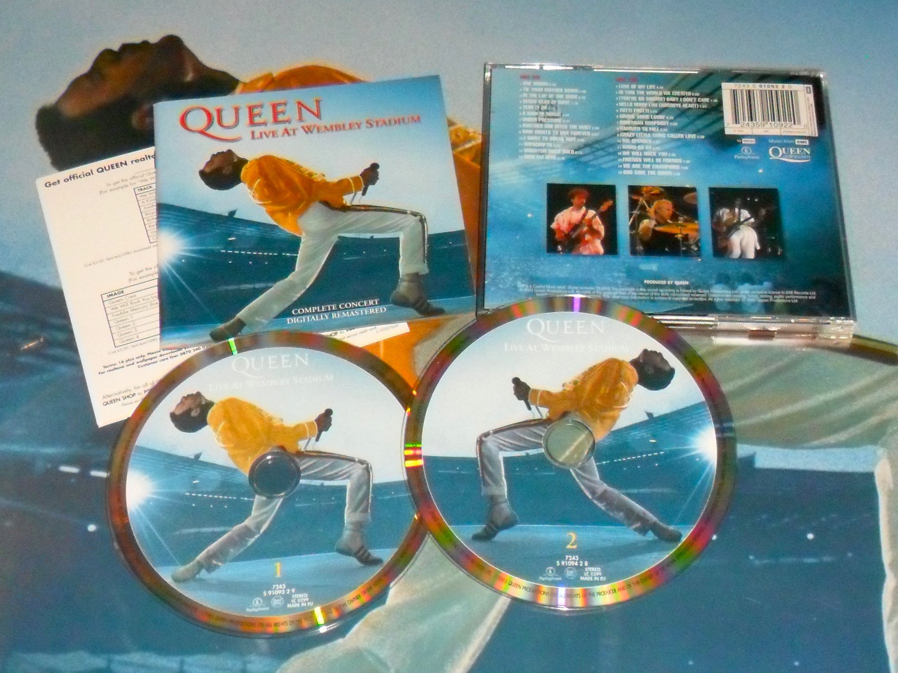 Released today in the UK, November 28, 2011, was the 'Live At