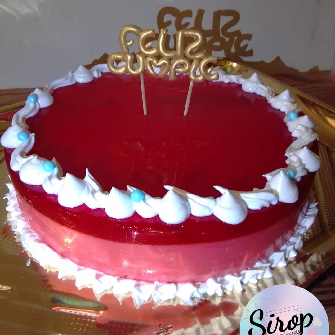 siropcreaciones - El deseo del Siropcumpleañero era una torta helada ...