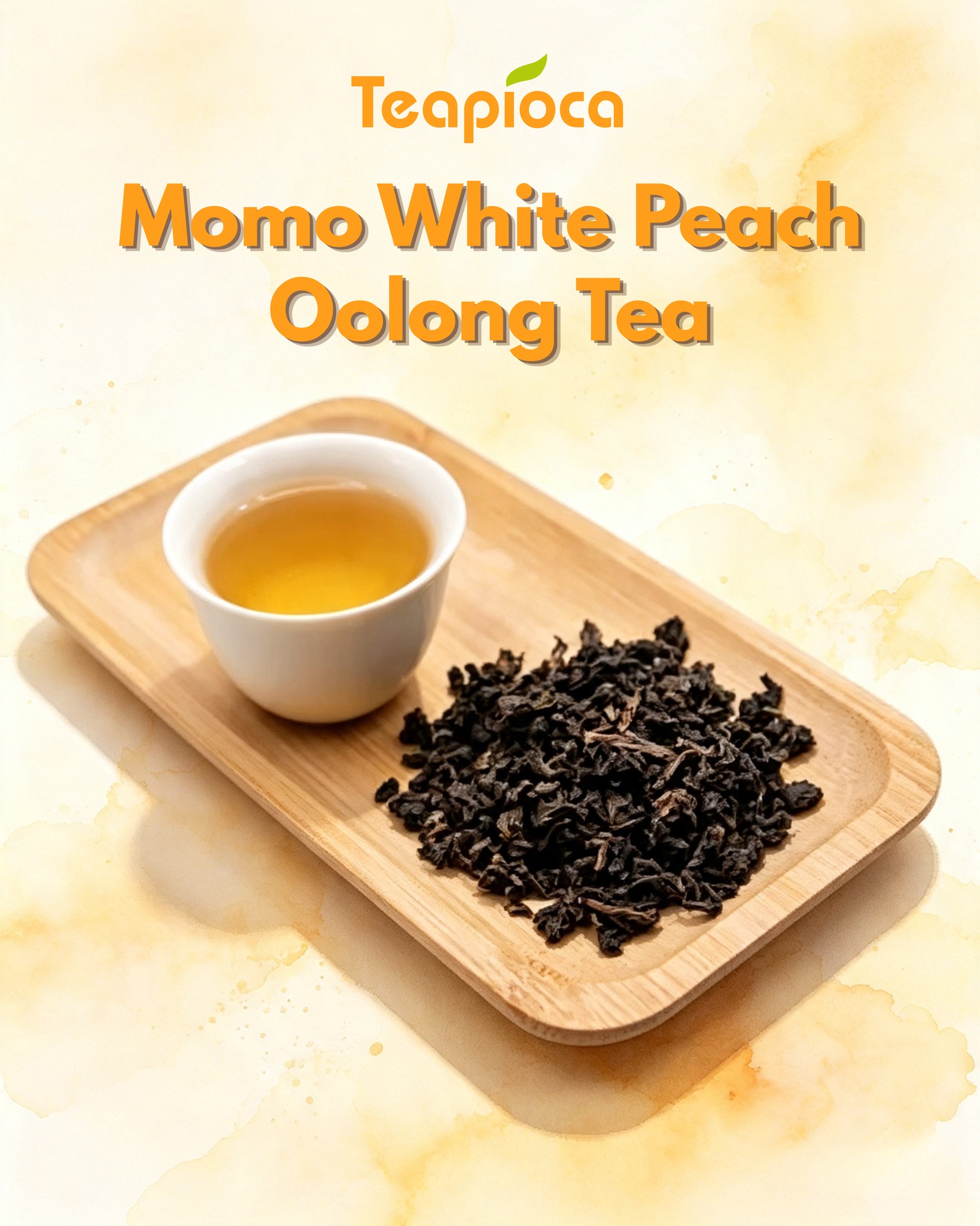 Momo white peach oolong tea at Teapioca Lounge