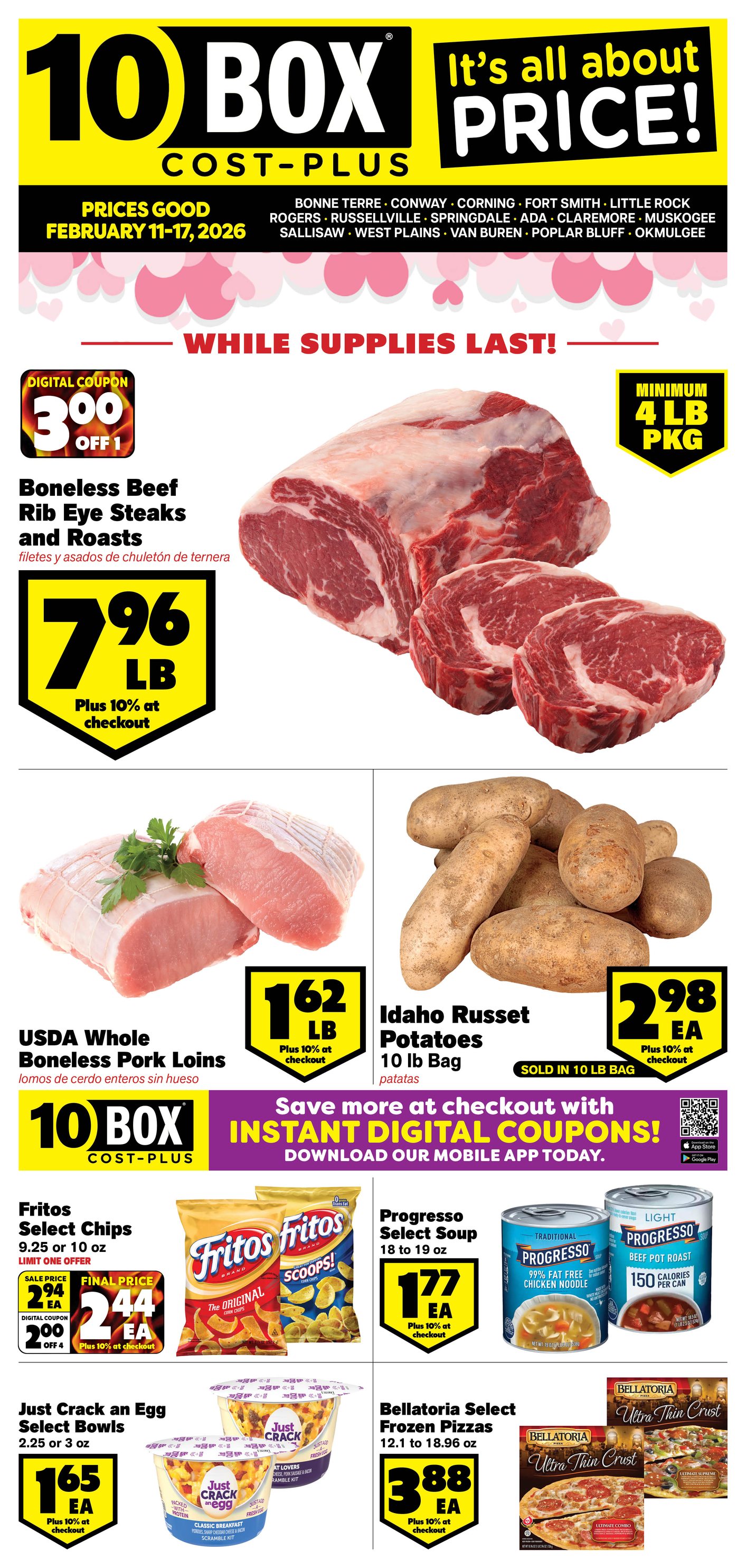 10Box Cost Plus - Conway, - 10Box Cost Plus - Conway, AR