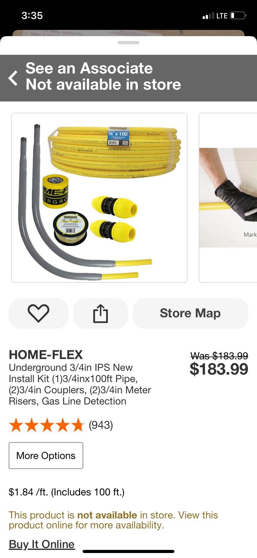 HomeFlex Underground 3/4” IPS New Install Kit - Cables & Adapters ...
