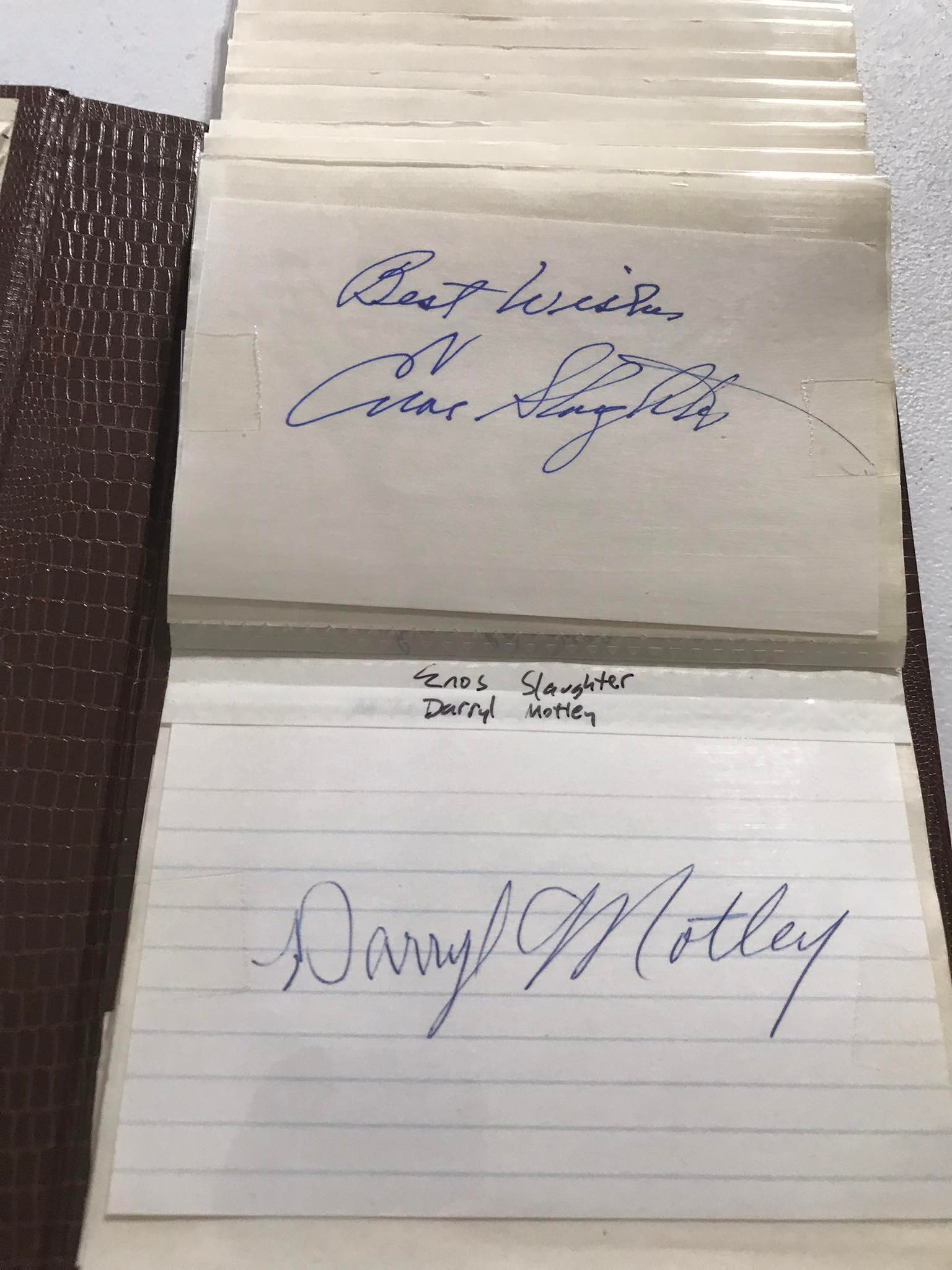 Reviving my through the mail autograph collection to share with my son