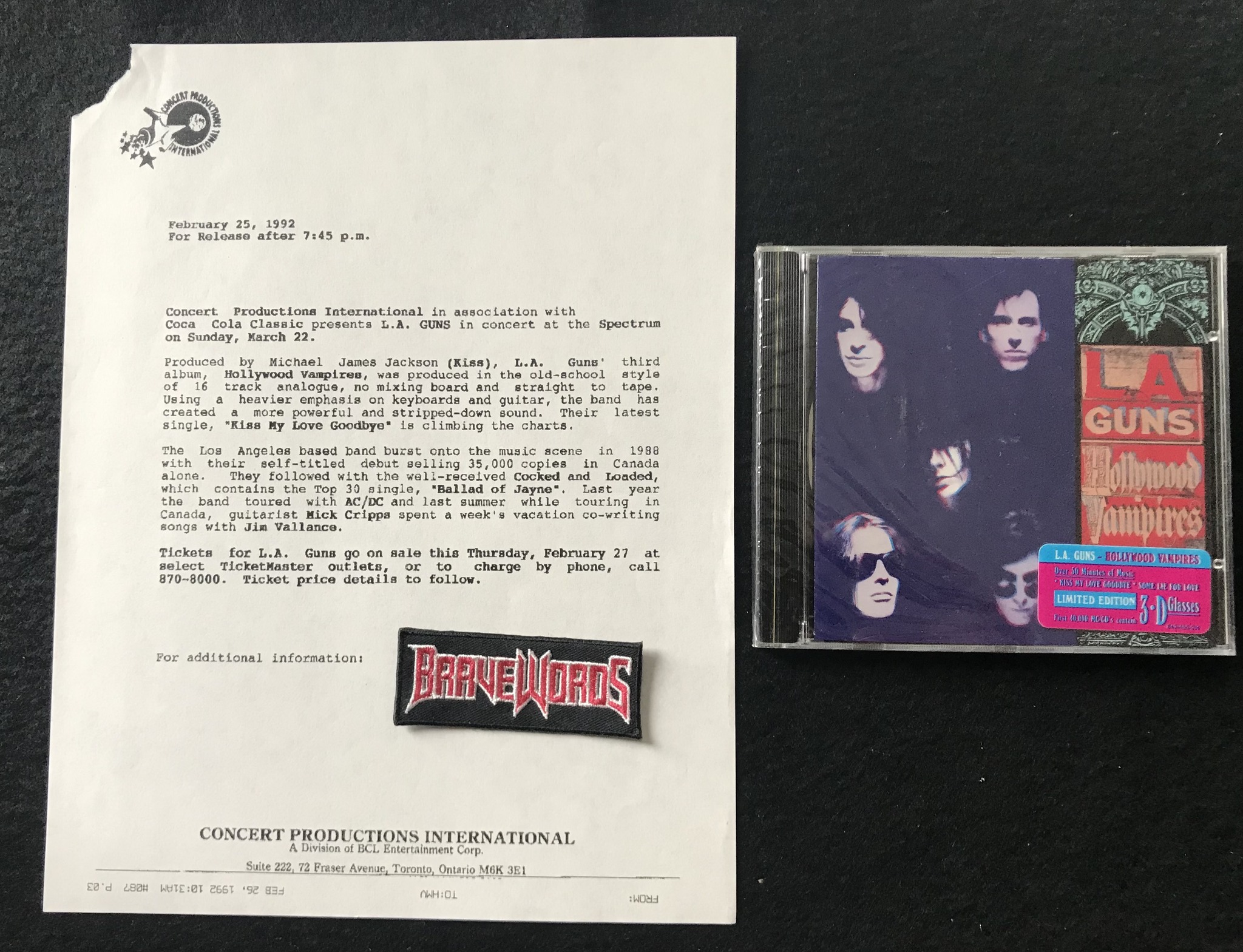 35 years ago today (June 25th, 1991), L.A. GUNS released their 