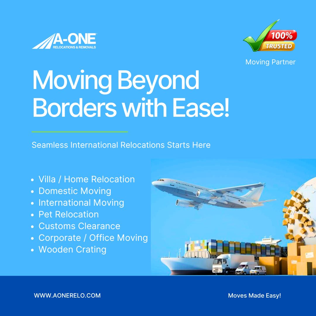 🌍 Moving Beyond Borders... - A-ONE Relocations & Removals | Facebook