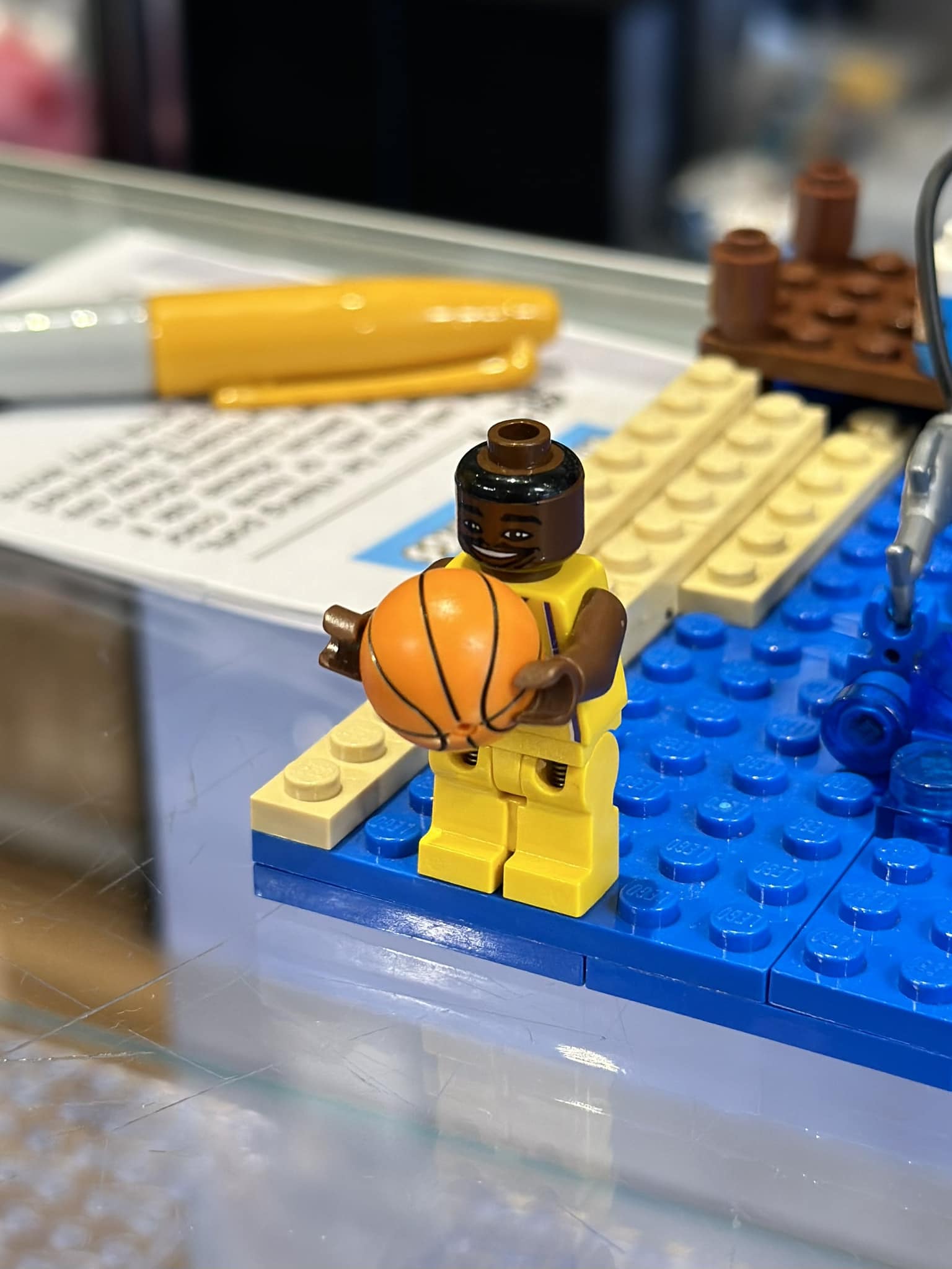 Original Kobe Bryant spring loaded minifig!! ?