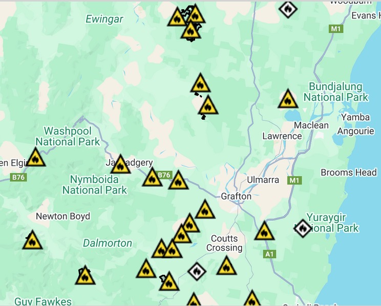 Fire update... - Clarence Valley Community Information | Facebook