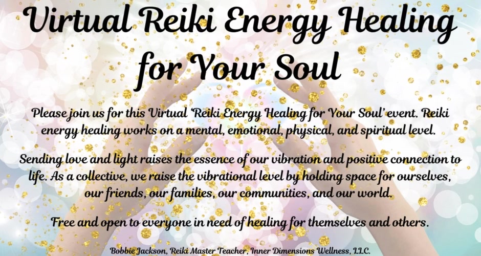 Virtual Reiki Energy Healing for Your Soul