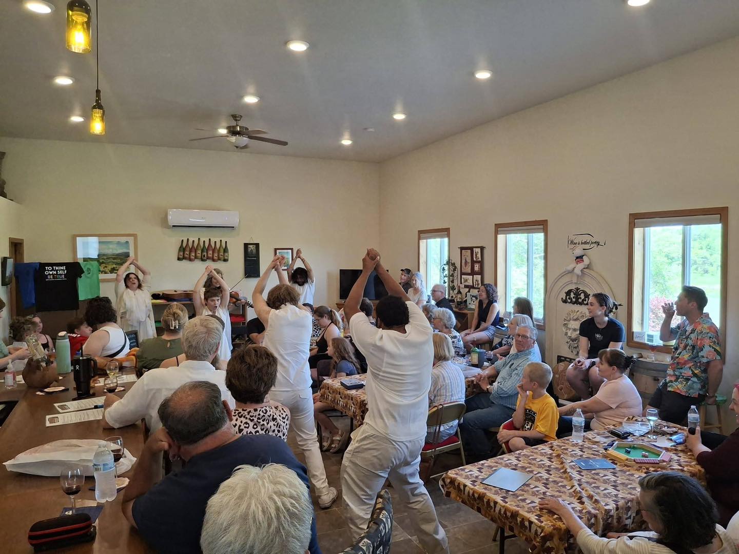 Grape Mill Vineyard events: wine, bread, and animal adoption
