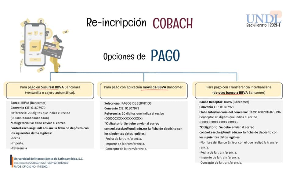 UNDL - ⚠️Re-inscripción Bachillerato COBACH 2021-1 -Pasos...