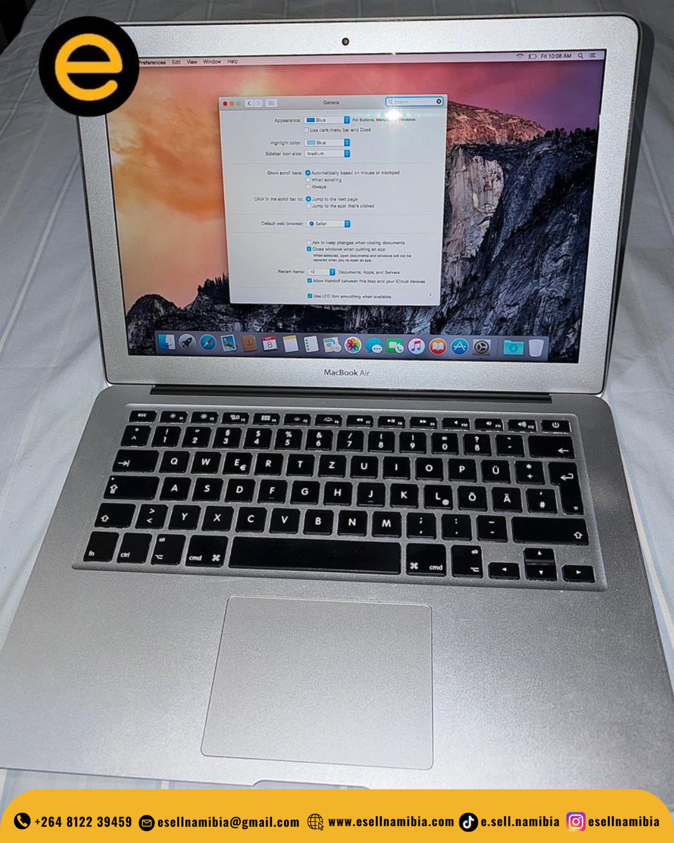 MacBook Air (13-inch, 2017) Processor 1.8GHz dual-core Intel Core 