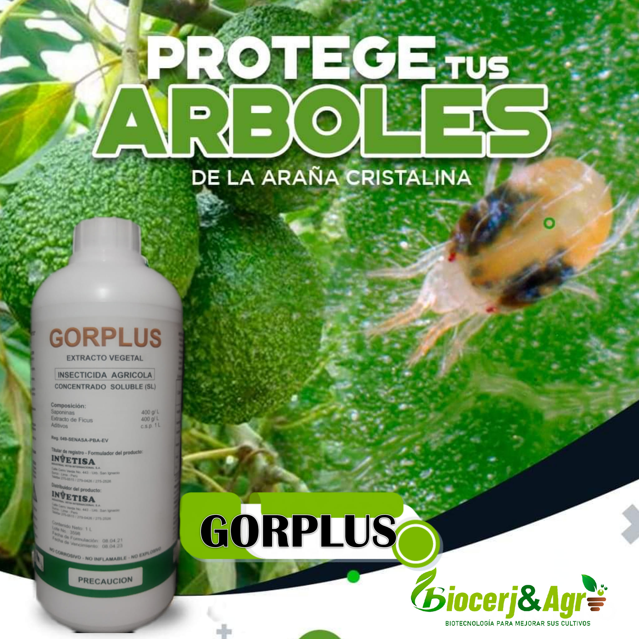 El mejor insecticida orgánico para tus cultivos GORPLUS. Queremos crear ...