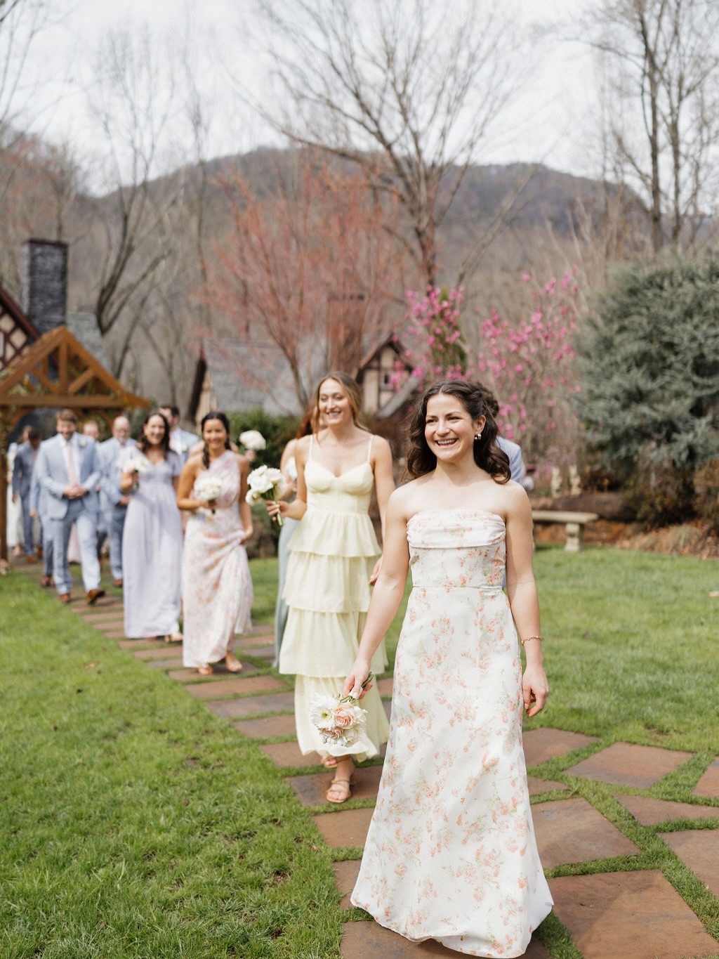 bridesmaid dresses chattanooga Wedding at Gardens in the Gorge in March Plus size
