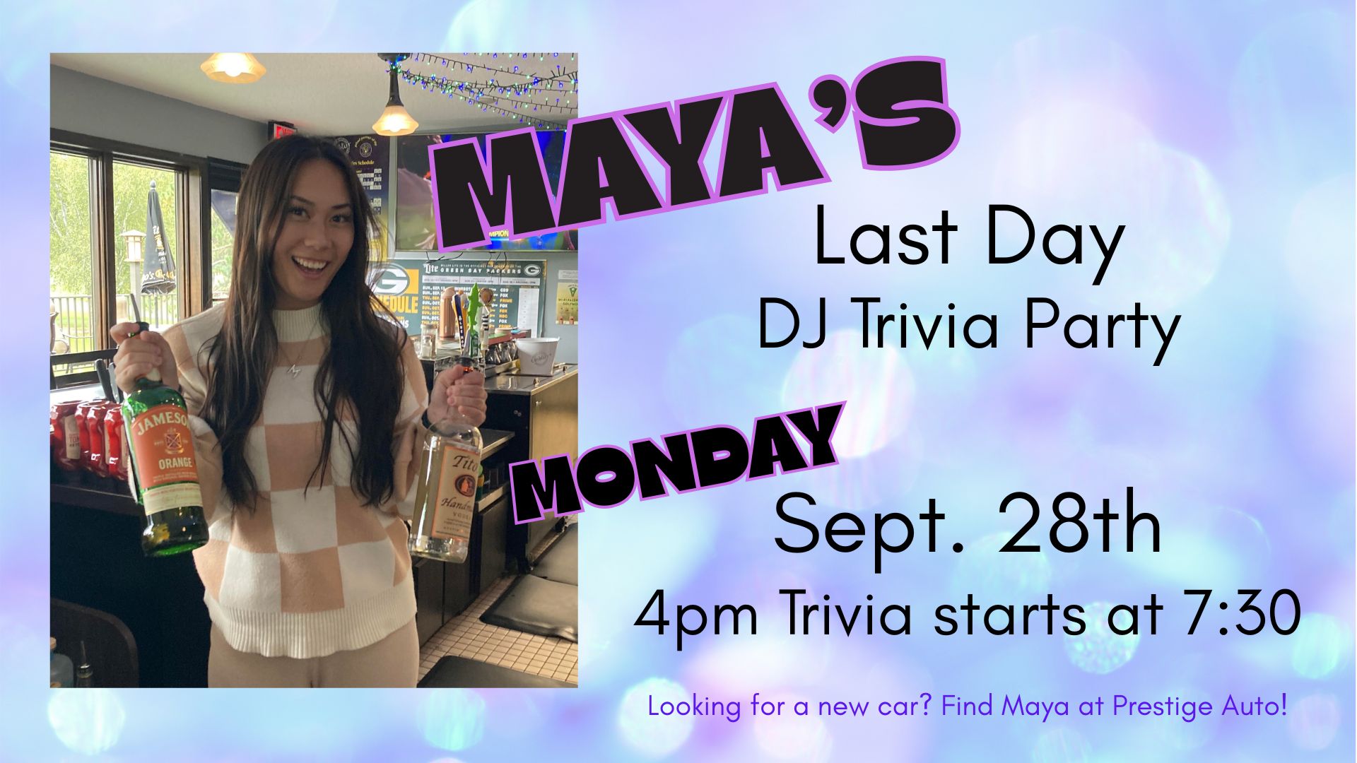Goodbye Maya - We will miss you!