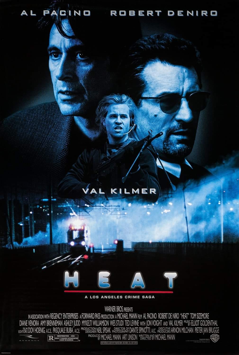 Japanese Poster of Heat 1995