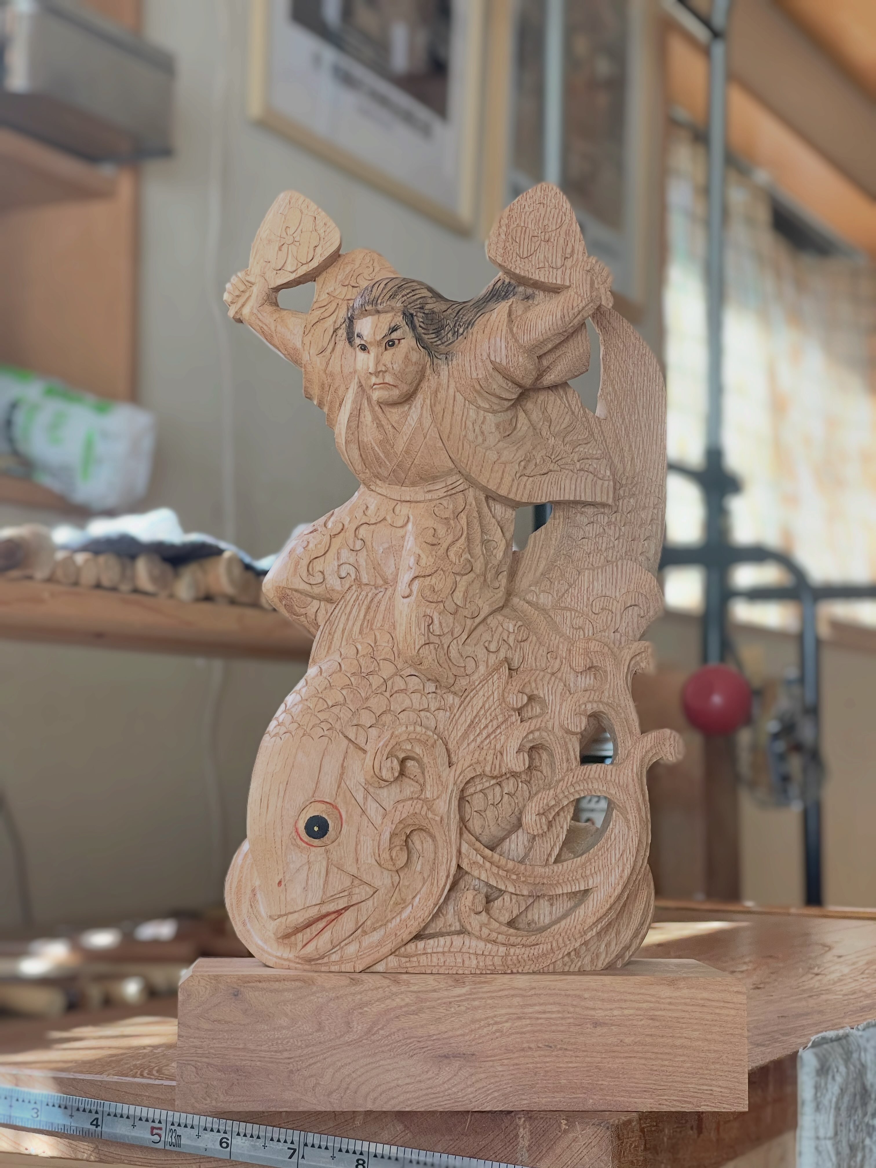 Woodcarving - #獅子#木鼻#大工町#木彫#だんじり彫刻 平成24年新調