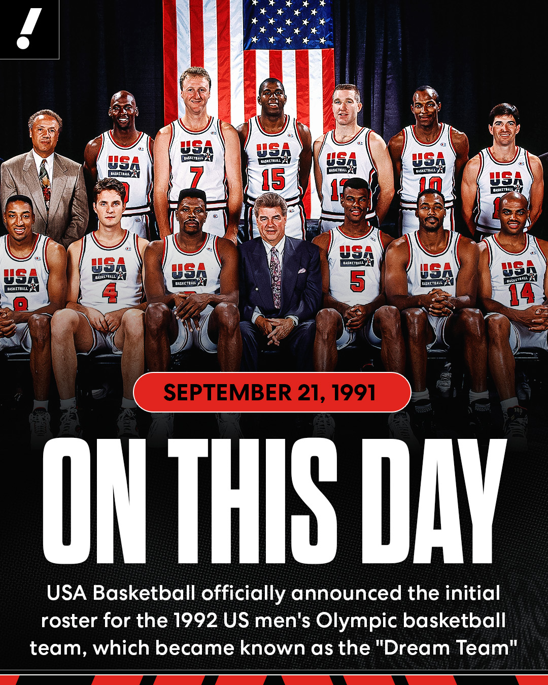 35 years ago today, the Dream Team was assembled 🇺🇸🏀 Is this