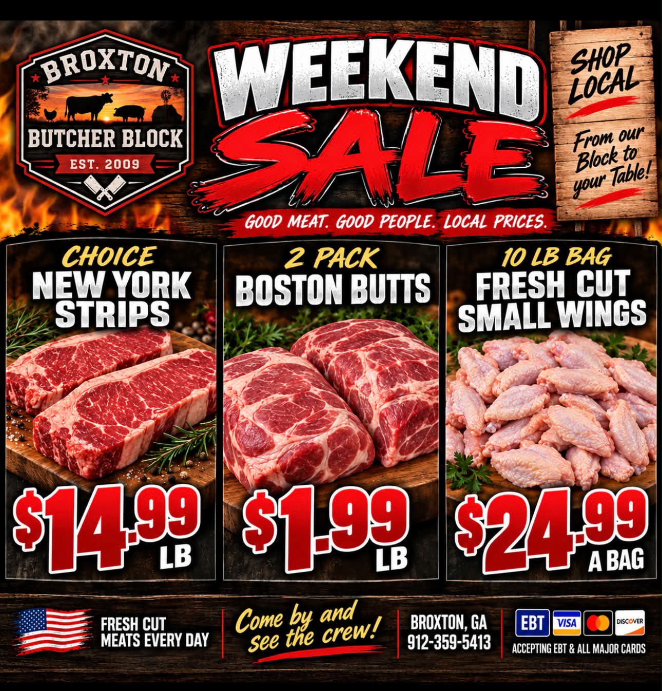 Broxton Butcher Block, LLC | Broxton GA