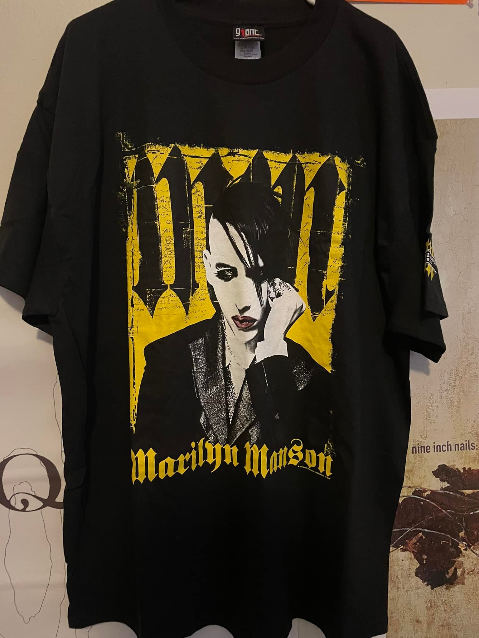 Is the giant tag on this Marilyn Manson shirt authentic?