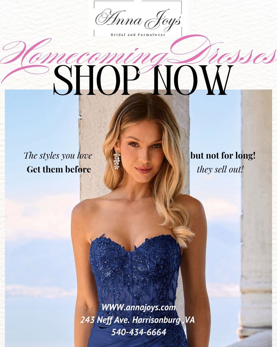 homecoming dress shops in harrisonburg va Anna-Joy's Bridal and Formalwear Boutique Nude Copper