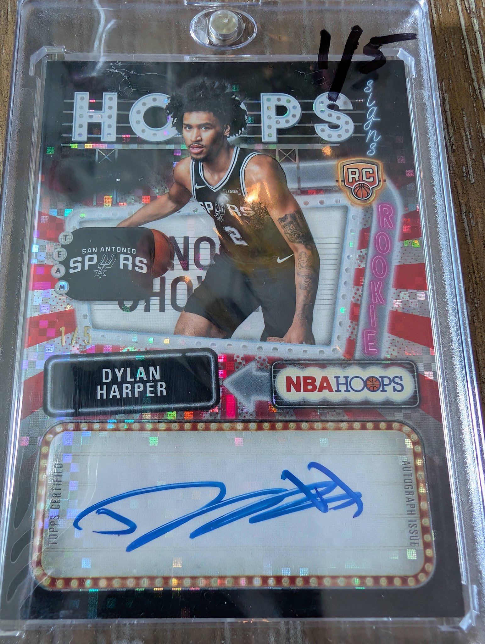 Rare Dylan Harper NBA hoops rookie on card auto #1 of 5 $3000 