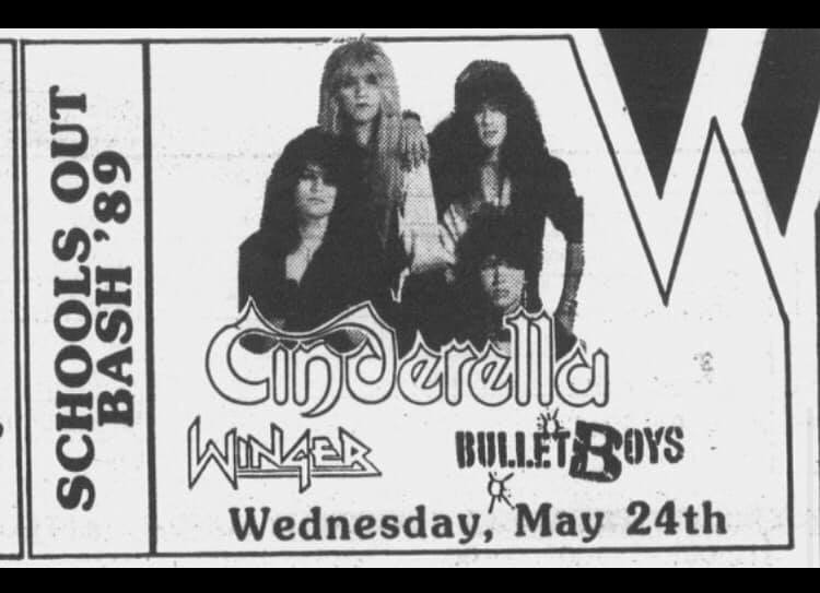 Cinderella headlined Atlanta Jam in 1989