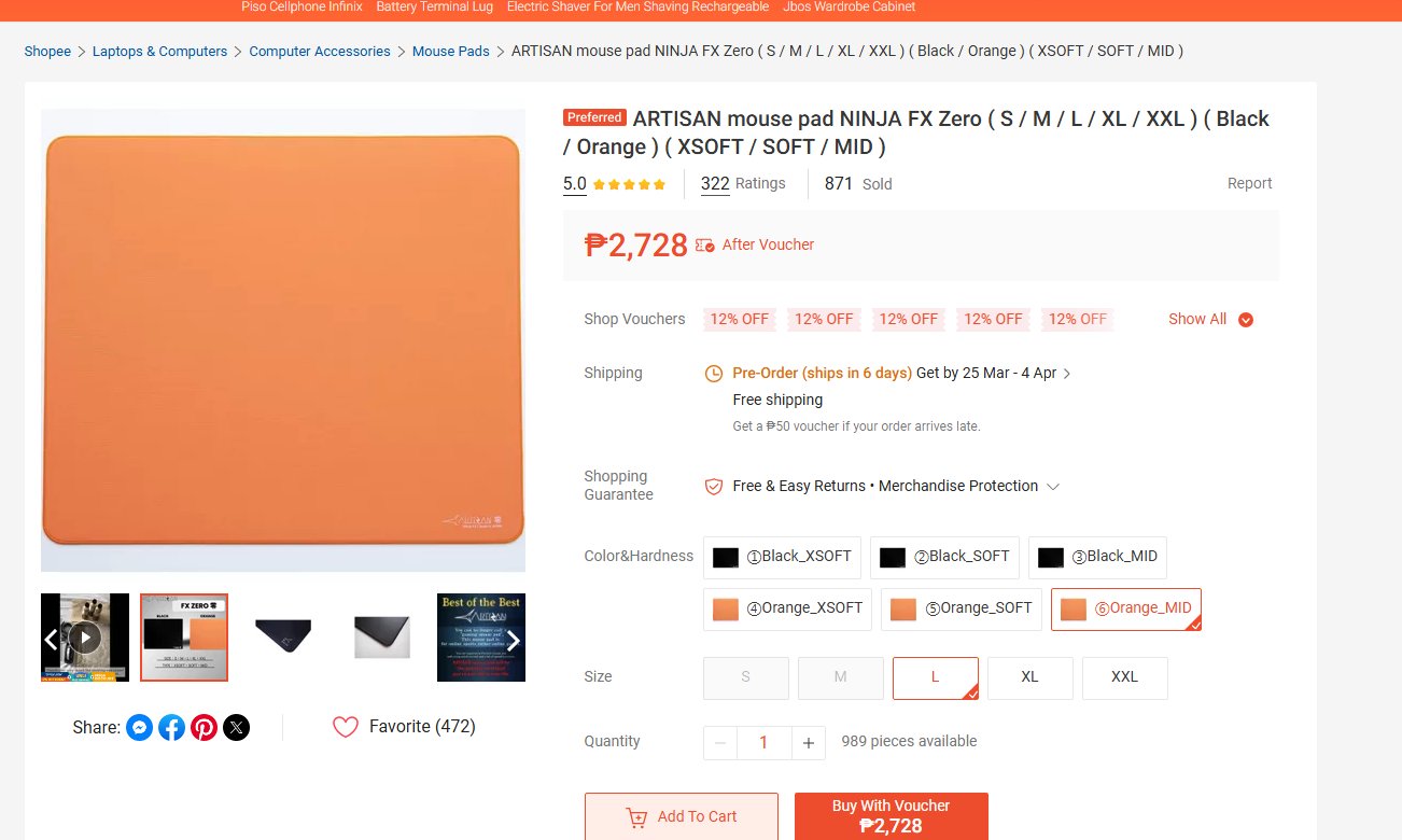 Artisan Zero Black XL Gaming Mouse Pad - XSOFT Japan Dominican Republic