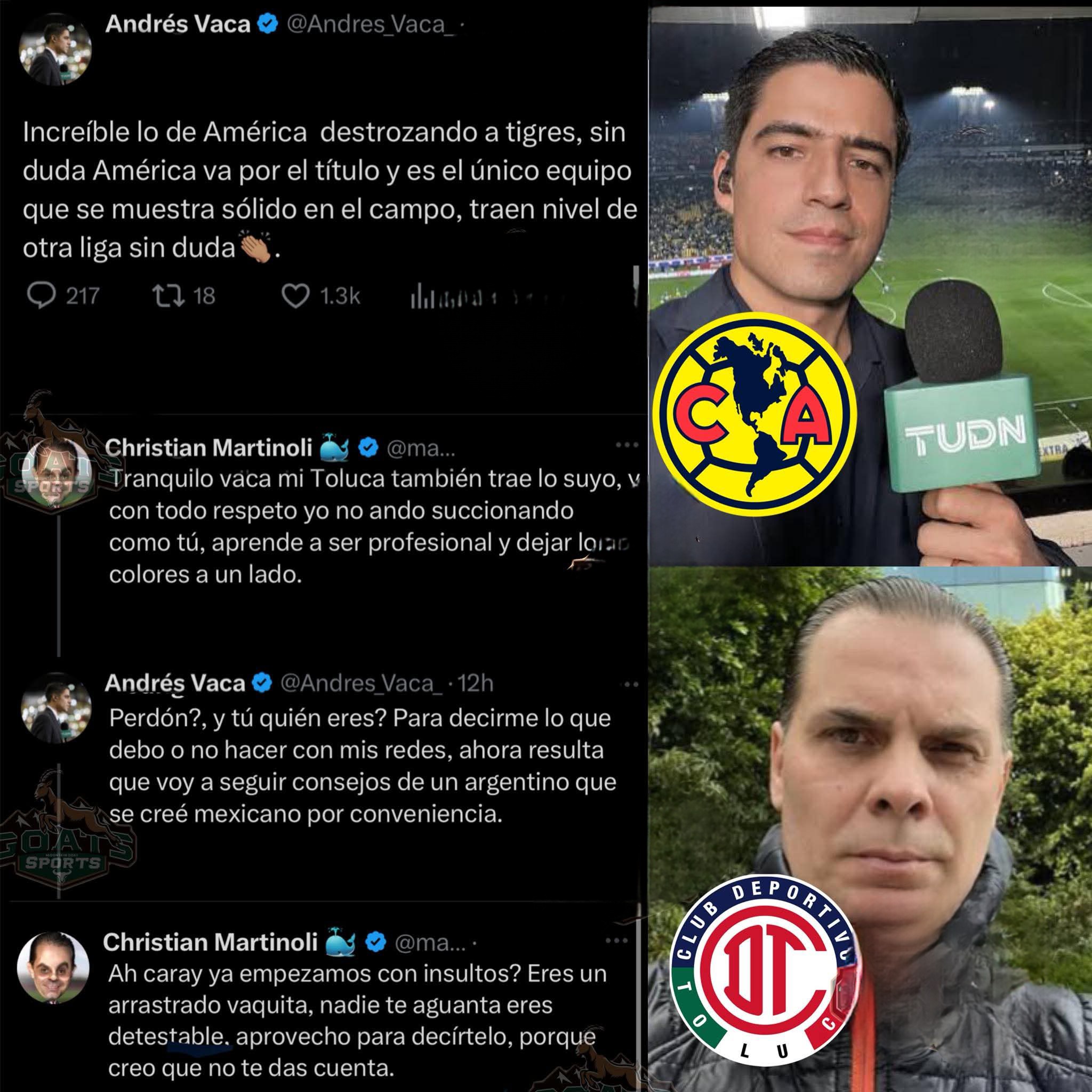 Rashoo - ‼️🤯TREMENDA PAPEADA DE MARTINOLI A ANDRES VACA‼️SE DIERON CON ...