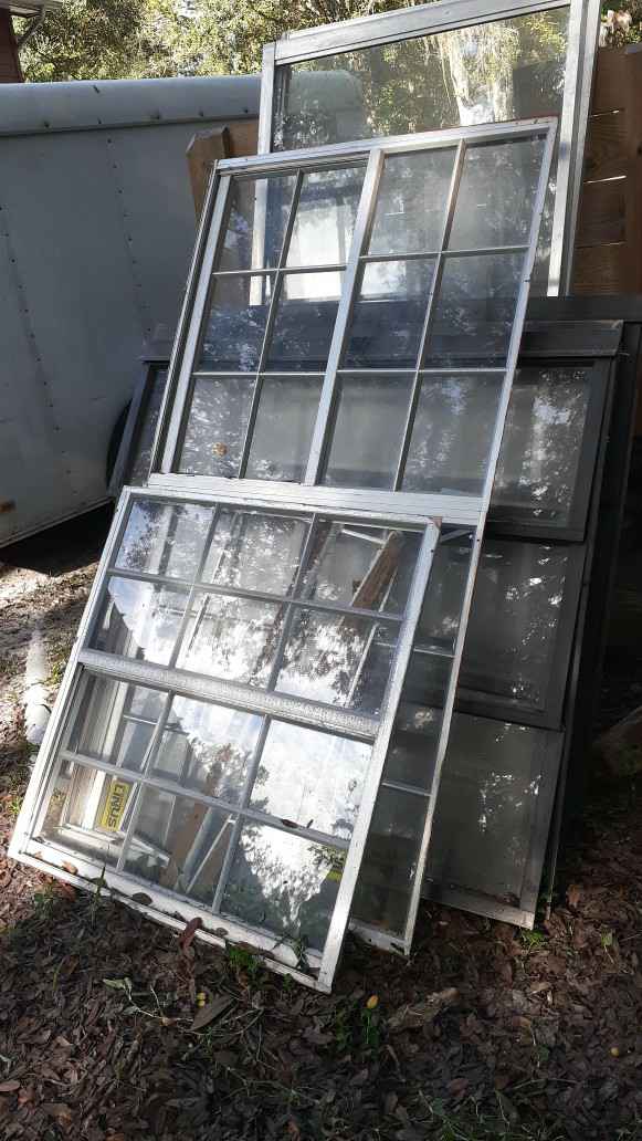 Used single pain aluminum windows And julius windows with screens some ...