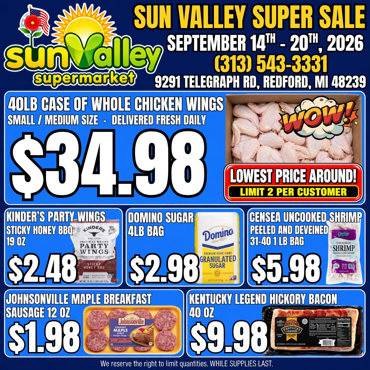 Sun Valley Supermarket | Redford MI