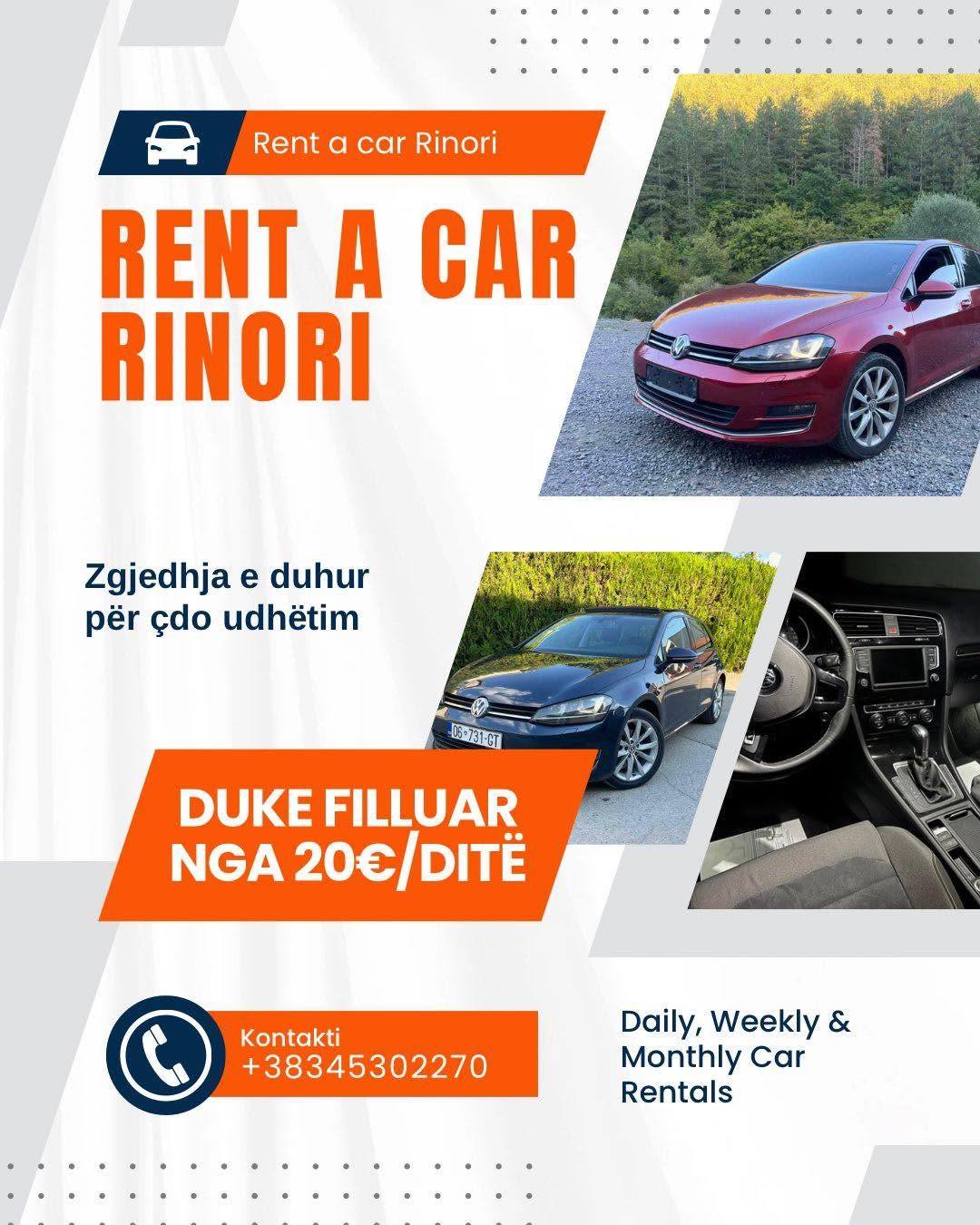 Rent a Car - Rinori. | Gjilan
