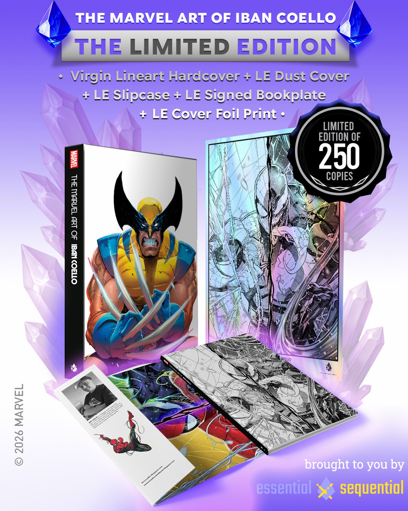 A closer look at the limited edition - virgin line art cover, LE 