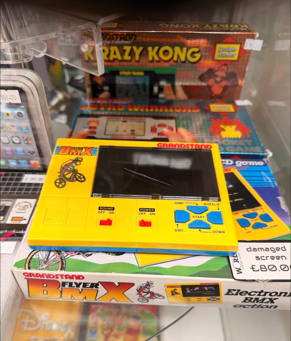 There's a whole childhood on this one shelf. Up front