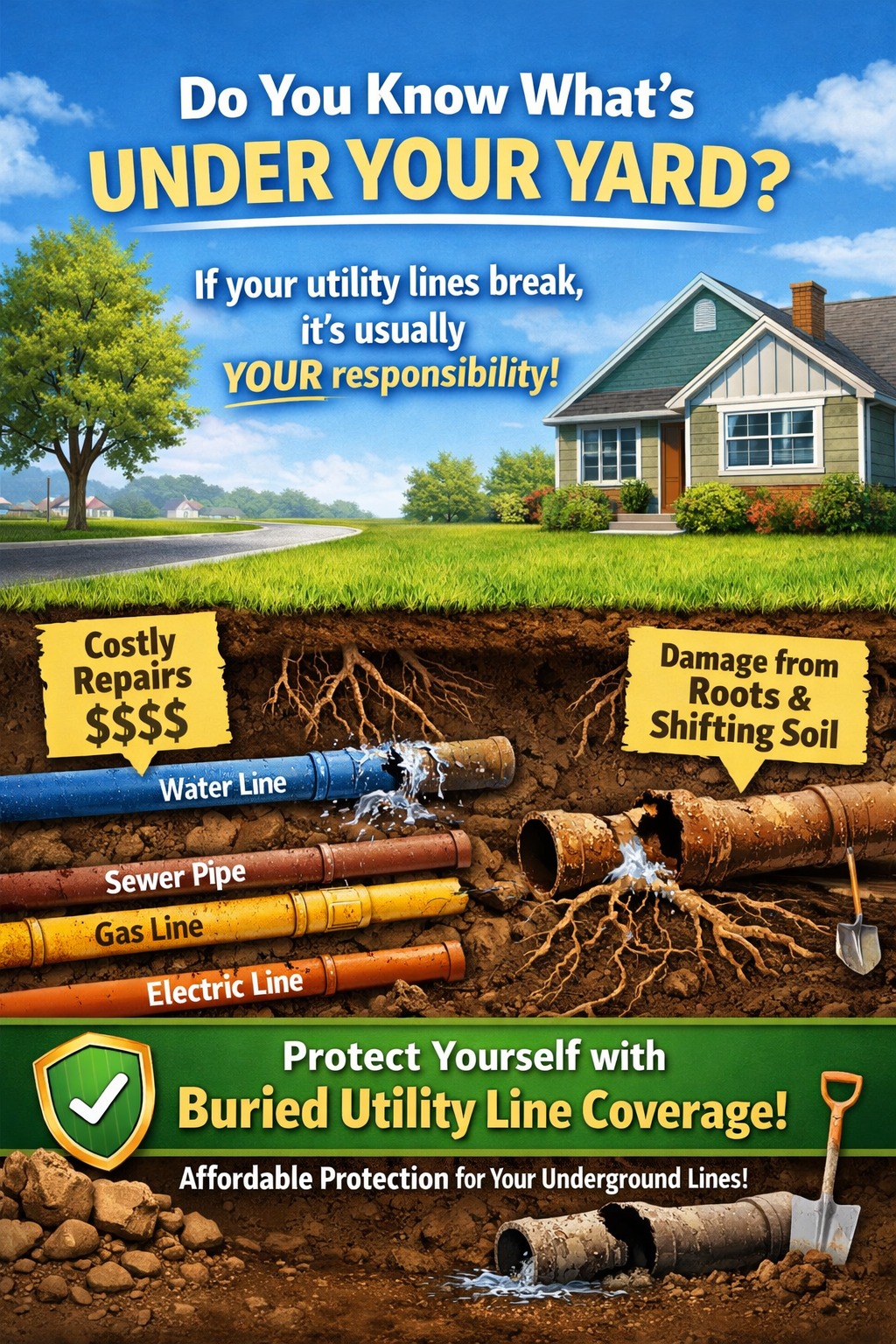 Goosehead - 💡 Do You Know What’s Under Your Yard? Most homeowners are ...